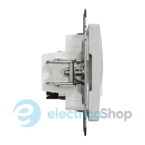 Розетка телекоммуникационная RJ45+RJ11 6UTP SE Sedna Design SDD113468 алюминий