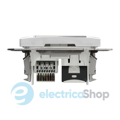 Розетка телекоммуникационная RJ45+RJ11 6UTP SE Sedna Design SDD113468 алюминий