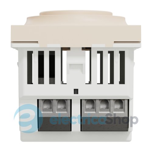 Термостат электронный, 8А, встроенный термодатчик, Unica New NU350144 бежевый