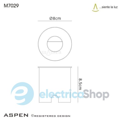 Уличный встраиваемый светильник Mantra ASPEN STEP LIGHT OUTDOOR LED IP65 7027