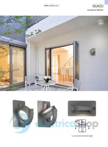 Вуличний настінний світильник Mantra IGUAZU WALL LAMP OUTDOOR IP54 6558