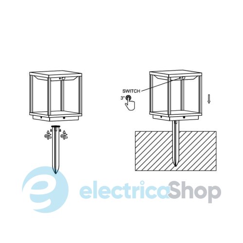 Вуличний світильник Mantra MERIBEL OUTDOOR SOLAR LED IP54 7085