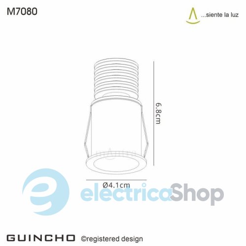 Точечный светильник Mantra GUINCHO SPOT RECESSED LED 2700K 7080