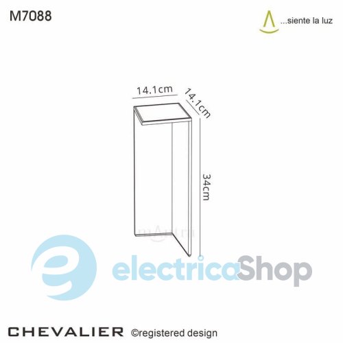 Парковый столбик Mantra CHEVALIER BOLLARD SOLAR LED IP54 7088