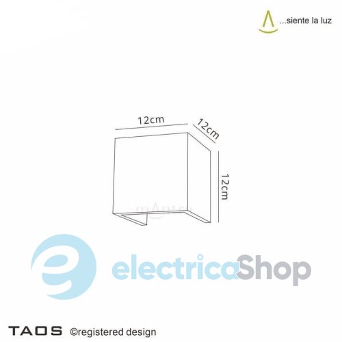 Уличный светильник Mantra TAOS WALL LAMP OUTDOOR IP65 7109