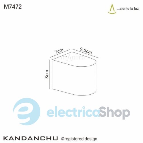 Уличный настенный светильник Mantra KANDANCHU WALL LAMP OUTDOOR IP54 7472
