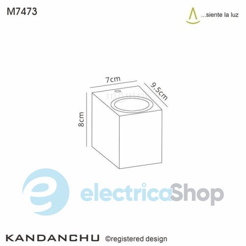 Уличный настенный светильник Mantra KANDANCHU WALL LAMP OUTDOOR IP54 7473