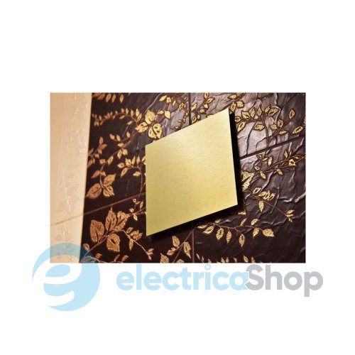 Панель для вентилятора AirRoxy dRim 01-169  Plexi panel алюміній золотий