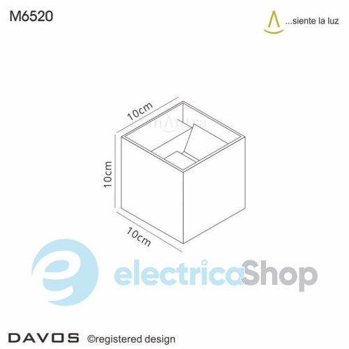Уличный настенный светильник Mantra DAVOS WALL LAMP OUTDOOR LED 3000K IP54 6520