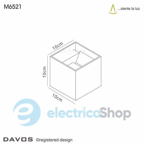 Уличный настенный светильник Mantra DAVOS WALL LAMP OUTDOOR LED 3000K IP54 6521