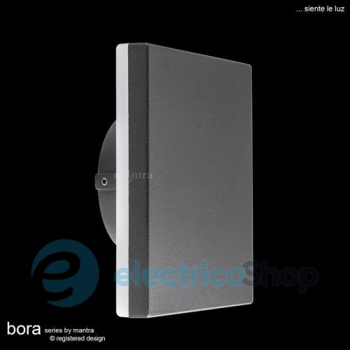 Уличный настенный светильник Mantra BORA WALL LAMP OUTDOOR LED IP54 6536