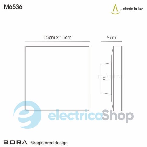 Уличный настенный светильник Mantra BORA WALL LAMP OUTDOOR LED IP54 6536