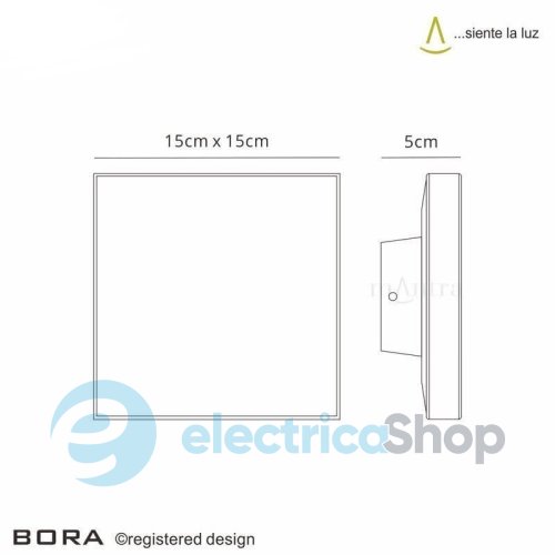 Уличный настенный светильник Mantra BORA WALL LAMP OUTDOOR LED IP54 6539