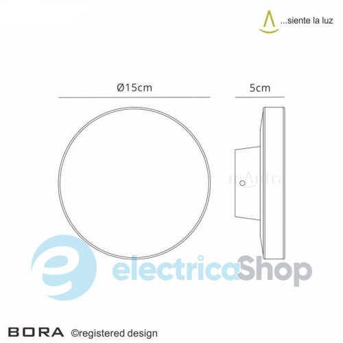 Уличный настенный светильник Mantra BORA WALL LAMP OUTDOOR LED IP54 6538