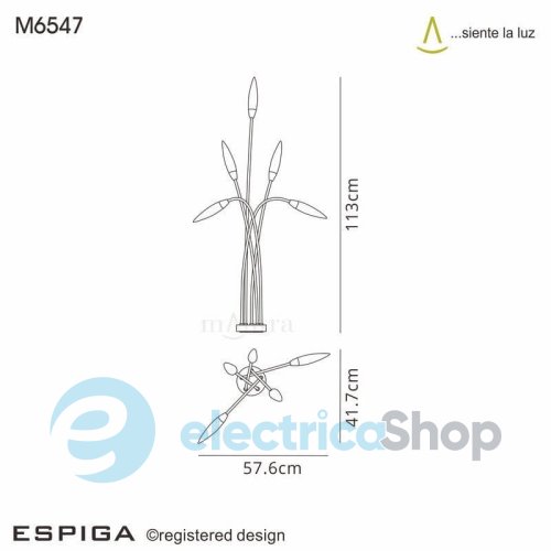 Парковий стовпчик Mantra ESPIGA BOLLARD OUTDOOR IP65 6547