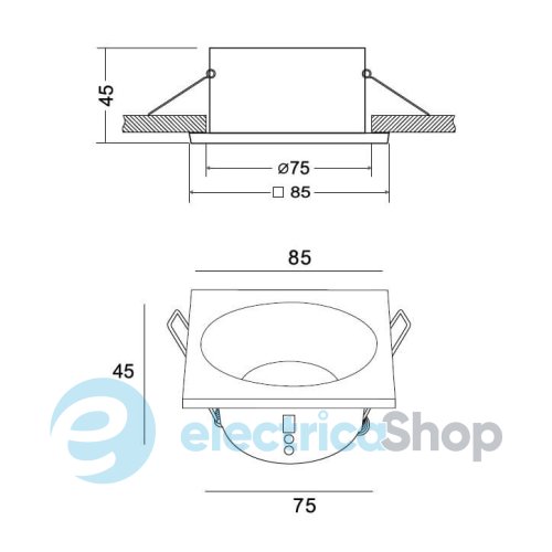 Точечный светильник Mantra COMFORT IP54 SPOT RECESSED 6812