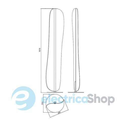 Торшер Mantra BIANCA FLOOR LAMP LED 30W 3000K (7769)