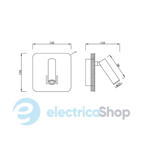 Настінний світильник Mantra CAYMAN LED WALL LAMP 3+6W 3000K 7824