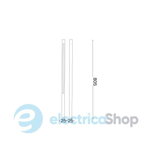 Парковый столбик Ideal Lux Jedi PT H080 3000K 306780