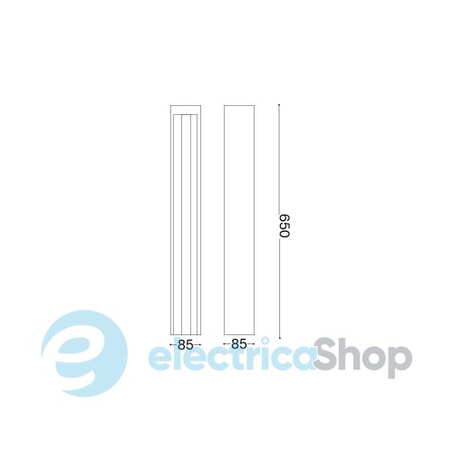 Парковый столбик Ideal Lux Kurt PT 4000K 293172