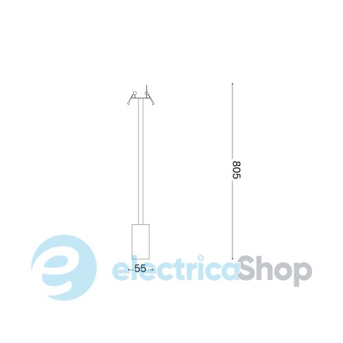 Точковий вбудований світильник Ideal Lux Galileo FI H76 296371