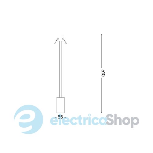 Точковий вбудований світильник Ideal Lux Galileo FI H47 296401
