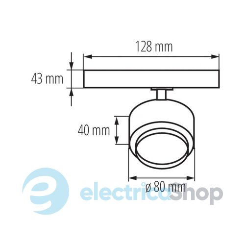 Трековий світильник Kanlux BTLW 18W-940-B 4000K (35665)