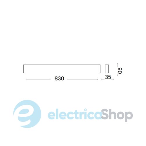 Настенный светильник Ideal Lux DELTA AP D083 4000K 307039