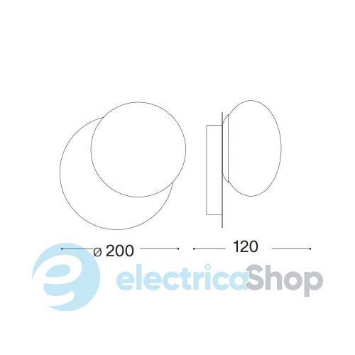 Бра Ideal Lux NINFEA AP1 306940