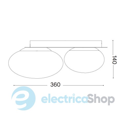 Люстра Ideal Lux NINFEA PL2 306957