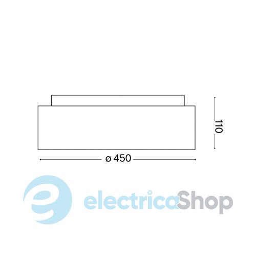 Стельовий світильник Ideal Lux ZIGGY PL D45 307206