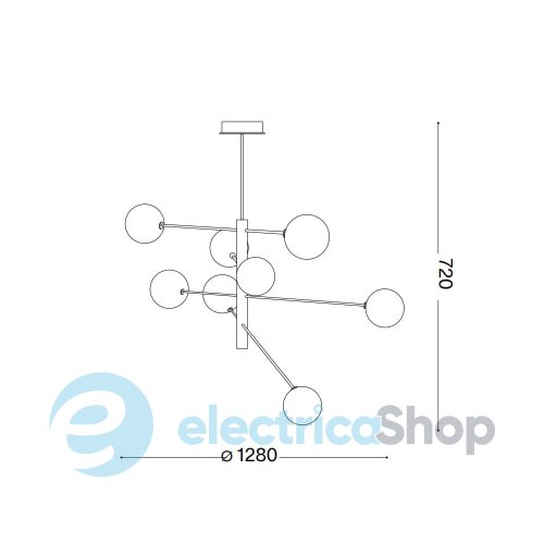 Люстра Ideal Lux Equinoxe SP8 275178