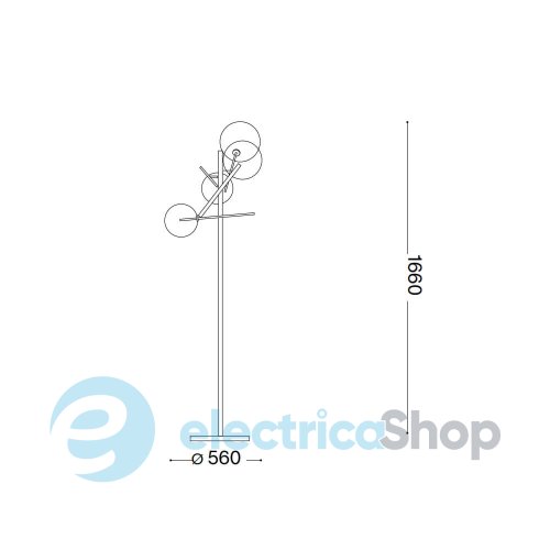 Торшер Ideal Lux 290959 Equinoxe PT4