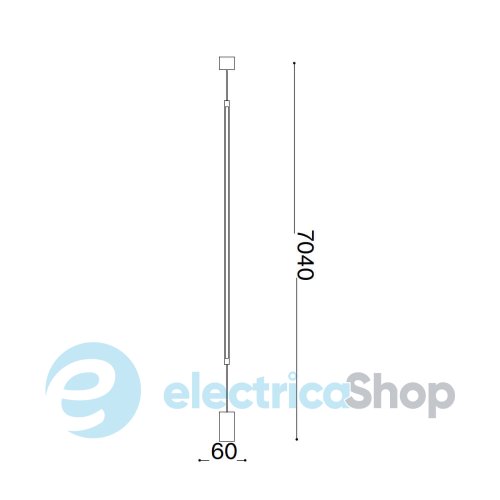 Підвісний світильник на розтяжці Ideal Lux FILO AP 301075