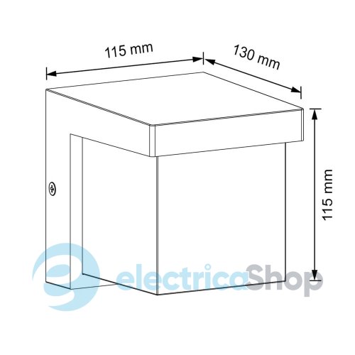 Бра для вулиці Goldlux 323279 LED MORGAN