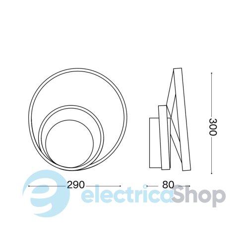 Бра Ideal Lux OZ AP DALI (304489)