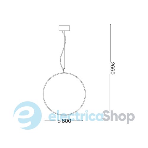 Підвісний світильник Ideal Lux CIRCUS SP D60 291376