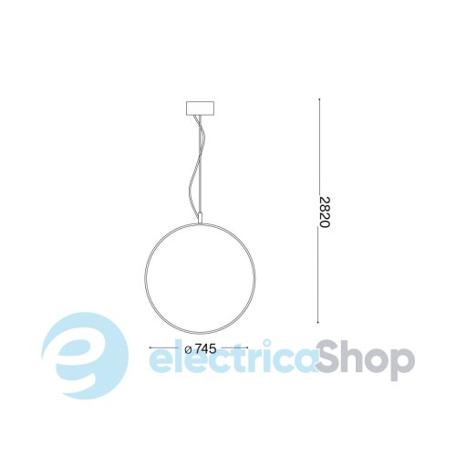 Підвісний світильник Ideal Lux CIRCUS SP D74 291406