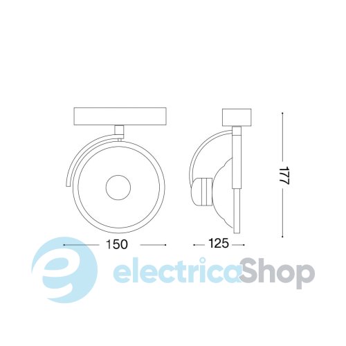 Светильник-спот Ideal Lux KONIG PL1 284859