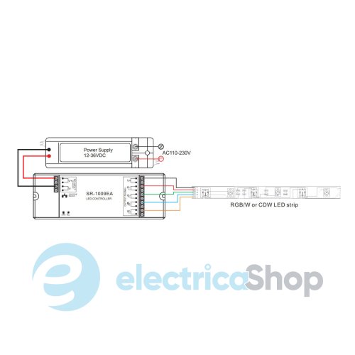 LED-контролер-приймач SVL SR-1009EA (7673) SUNRICHER
