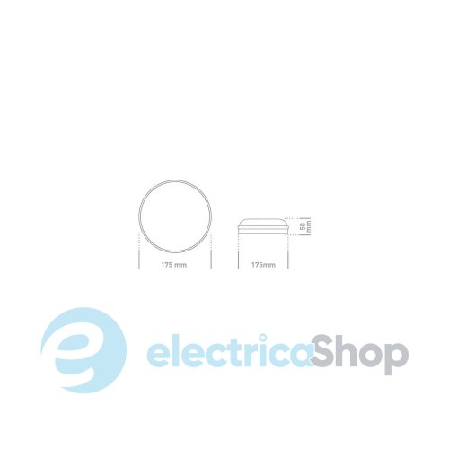 Світильник світлодіодний MAXUS Global 12W 5000K IP65 (1-GBH-02-1250-C)