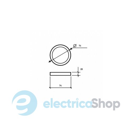Светодиодная точечная лампа Eurolamp ЕКО GX53 8W 4000K LED-GX53-0840(N)