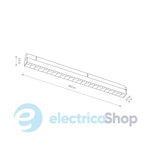 Магнитный трековый светильник Nowodvorski LVM FOCUS LED 15W 10150