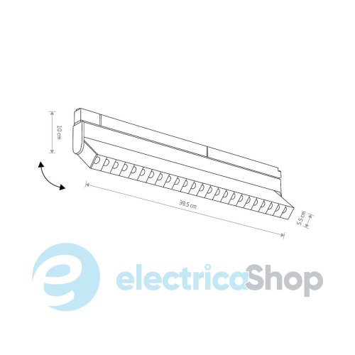 Магнітний трековий світильник Nowodvorski LVM FOCUS OUT LED 15W 10151