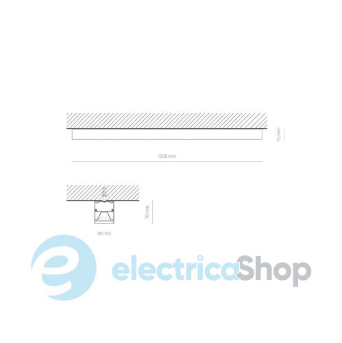 Линейный светильник Nowodvorski CL OFFICE LED PRO 150 40W 3000K 10213