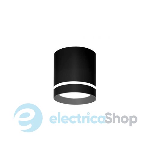 Точечный накладной светильник MAXUS Surface Downlight 12W 4100K Black (1-MSD-1241-BL)