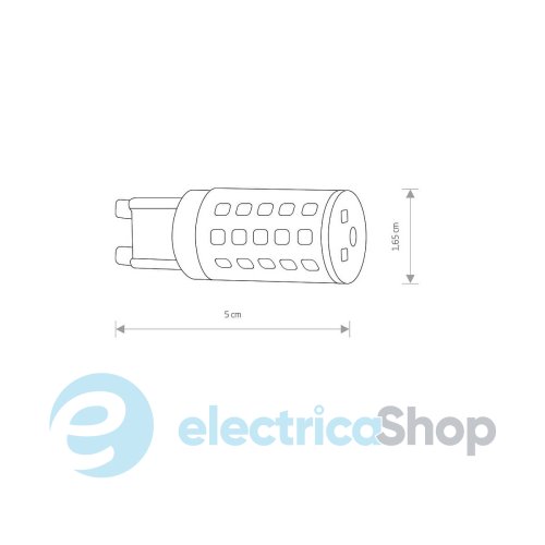 Лампа светодиодная Nowodvorski BULB LED G9 4W 3000K 7503