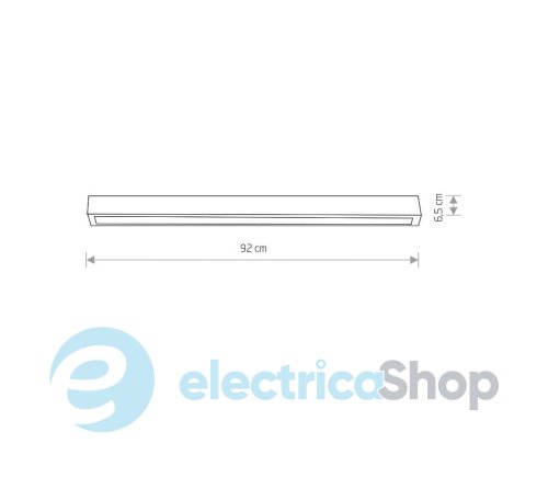 Стельовий світильник Nowodvorski STRAIGHT LED CEILING M 90 7558