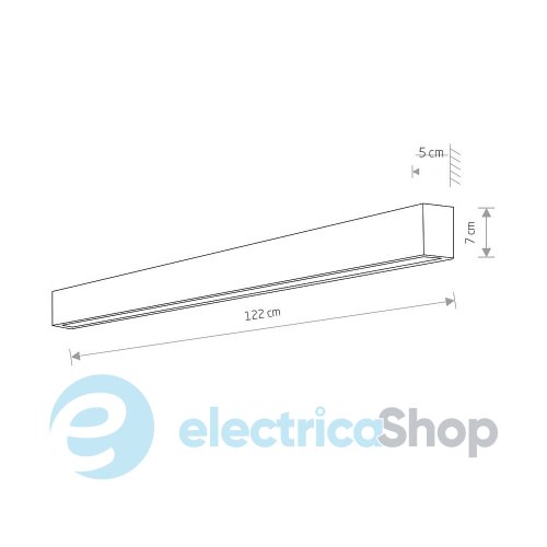 Настенный светильник Nowodvorski STRAIGHT LED WALL L 120 7560