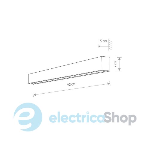 Настенный светильник Nowodvorski STRAIGHT LED WALL M 90 7561